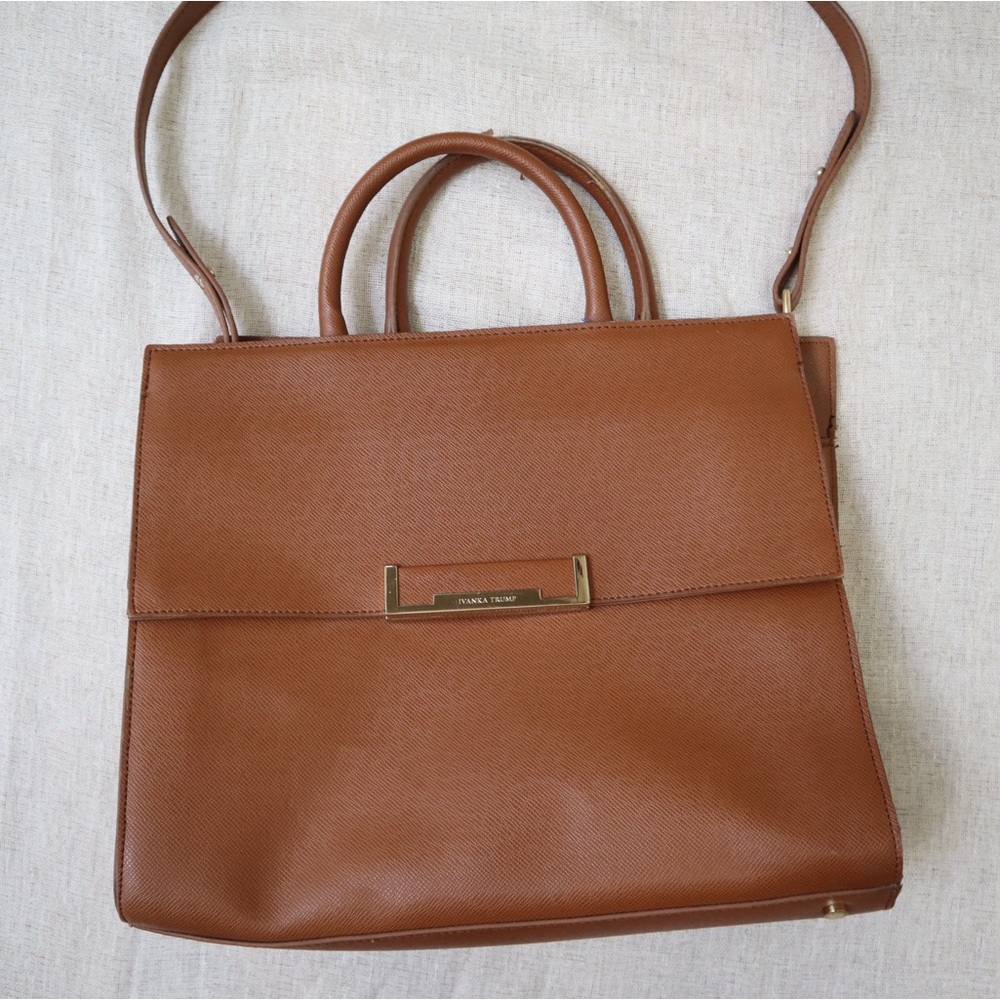 Ivanka Trump Brown Leather Bag